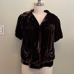 NWT, MARC BY MARC JACOBS WOMAN’S SILK BLEND JACKET, SZ 4